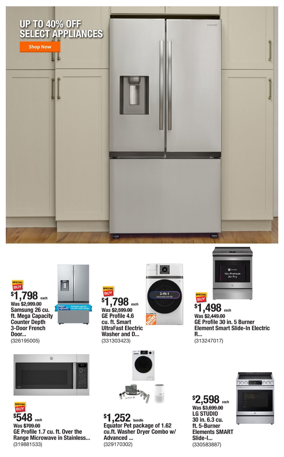 Weekly ad Home Depot 11/11/2024 - 11/18/2024