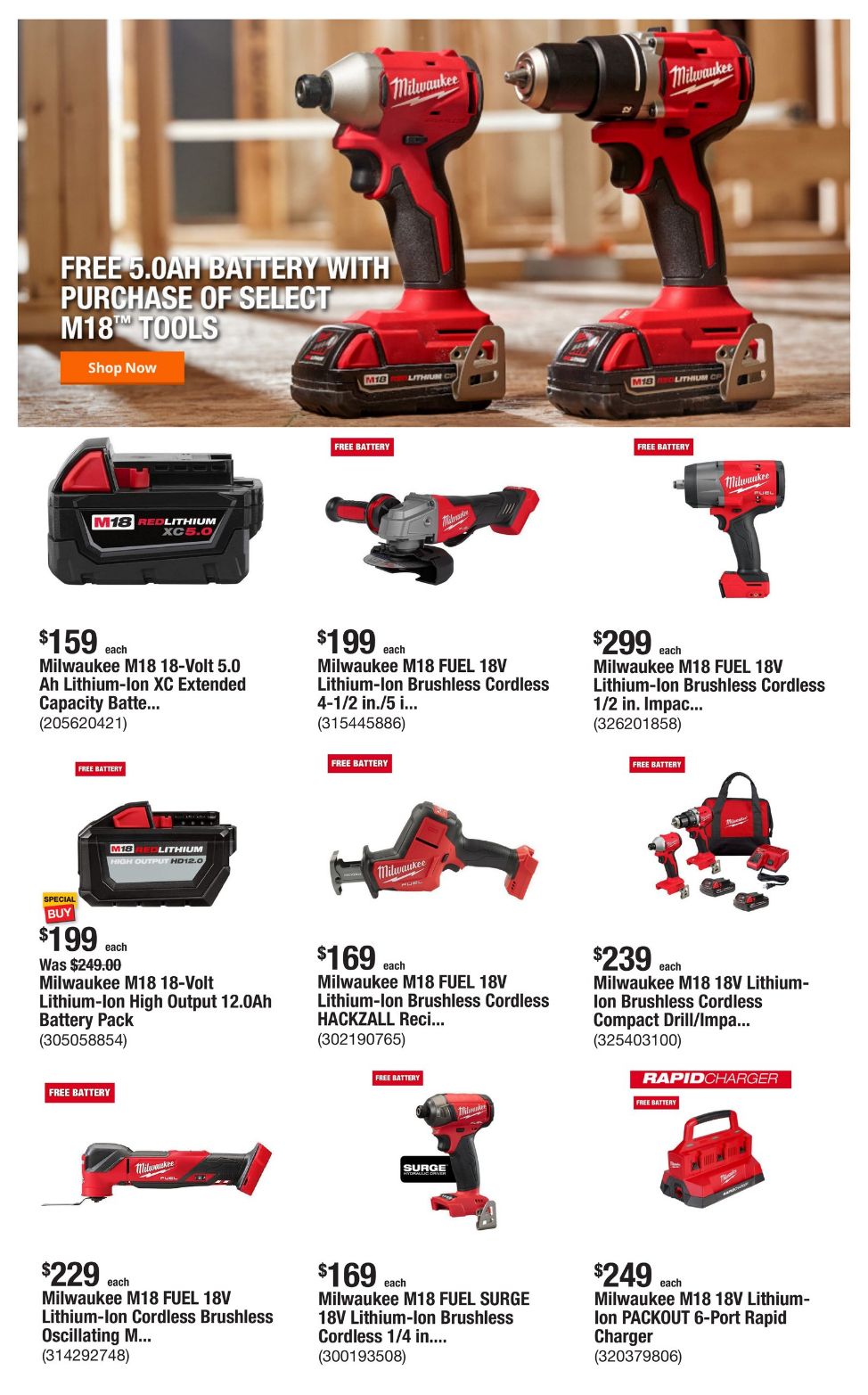 Weekly ad Home Depot 09/02/2024 - 09/15/2024