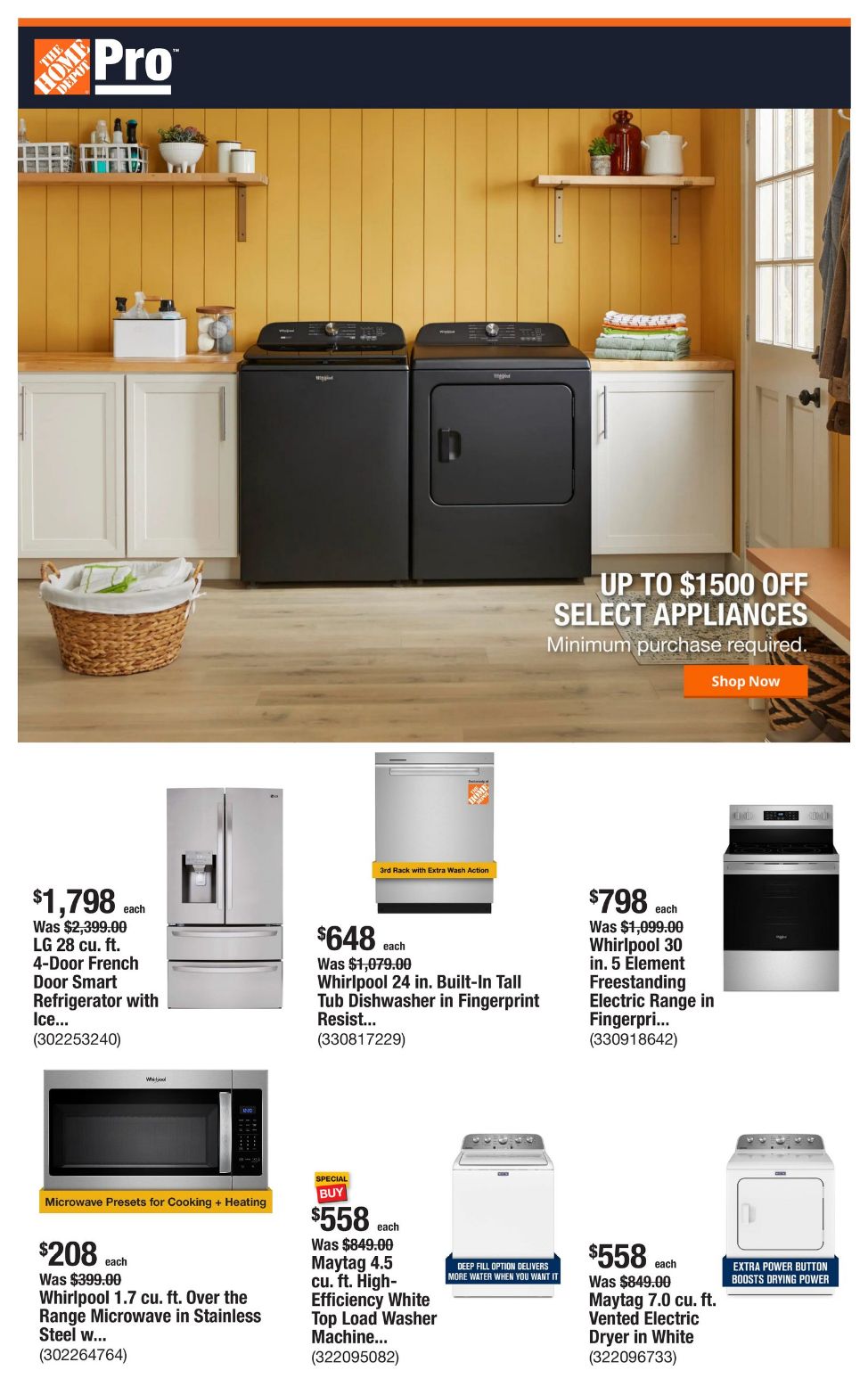 Weekly ad Home Depot 09/02/2024 - 09/15/2024