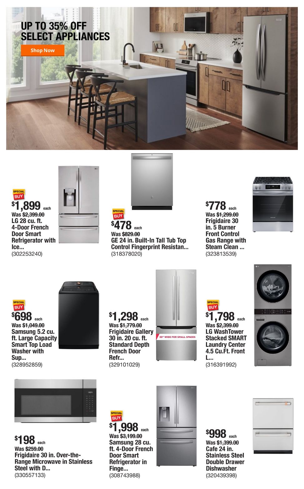 Weekly ad Home Depot 01/13/2025 - 01/20/2025