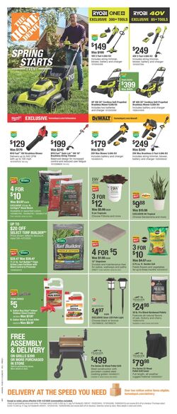 Weekly ad Home Depot 03/20/2025 - 04/03/2025