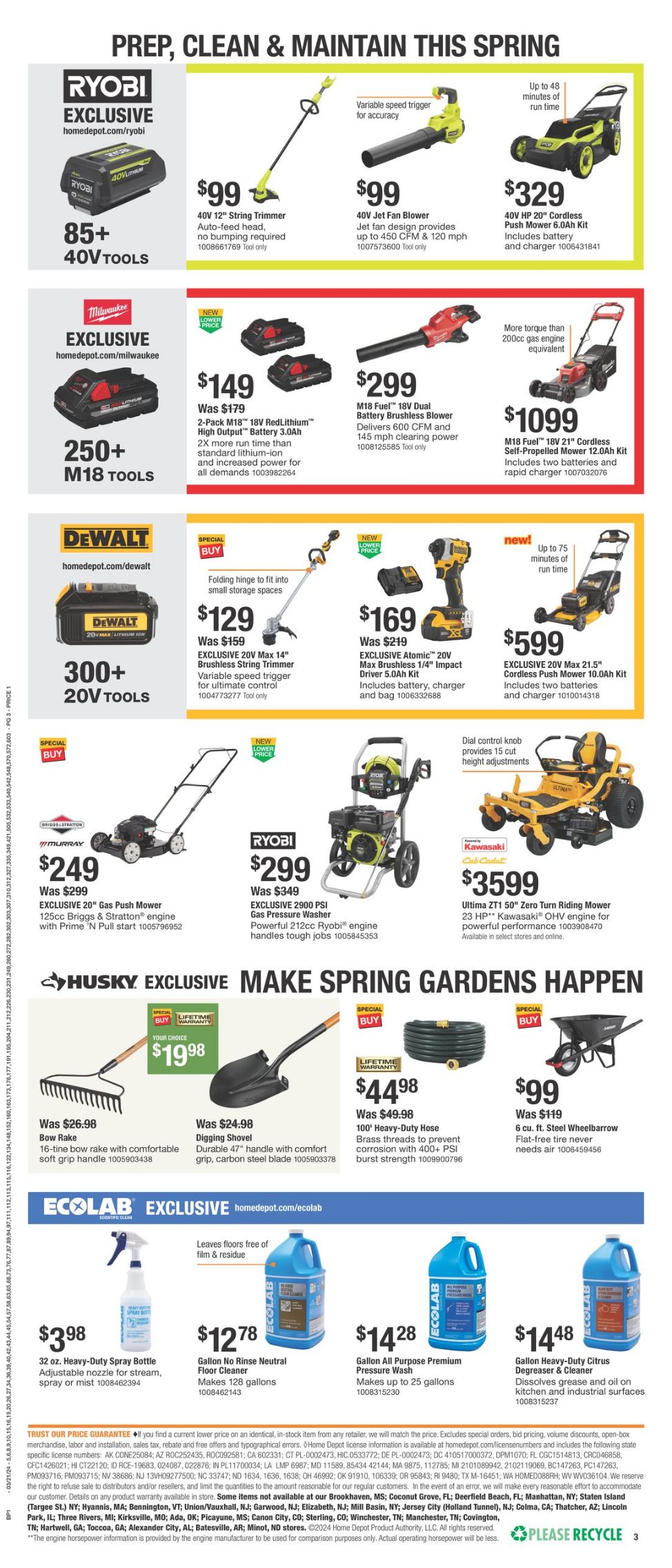 Weekly ad Home Depot 03/21/2024 - 04/01/2024
