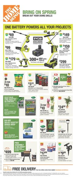 Weekly ad Home Depot 04/18/2022 - 04/20/2022