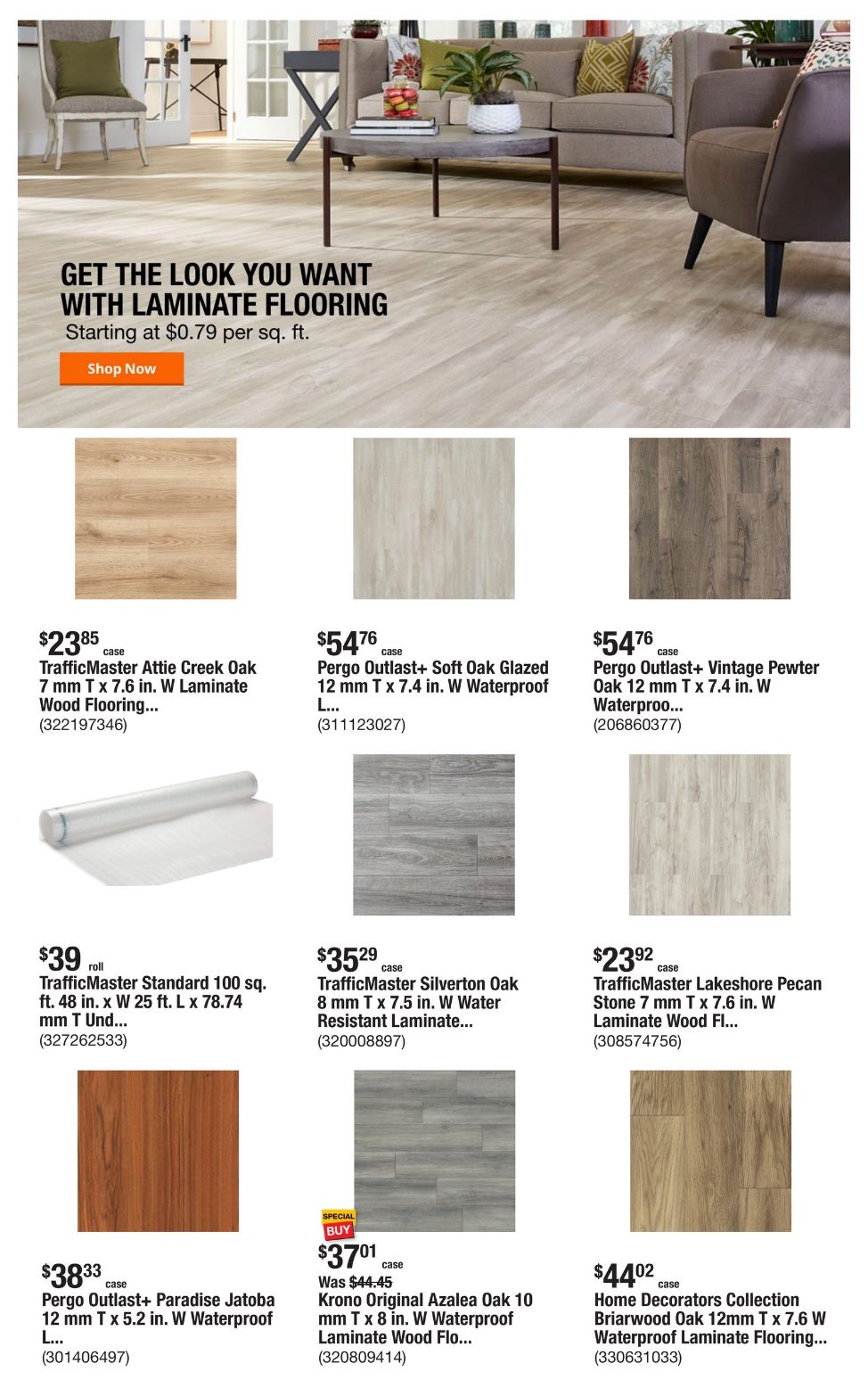 Weekly ad Home Depot 01/23/2025 - 01/30/2025