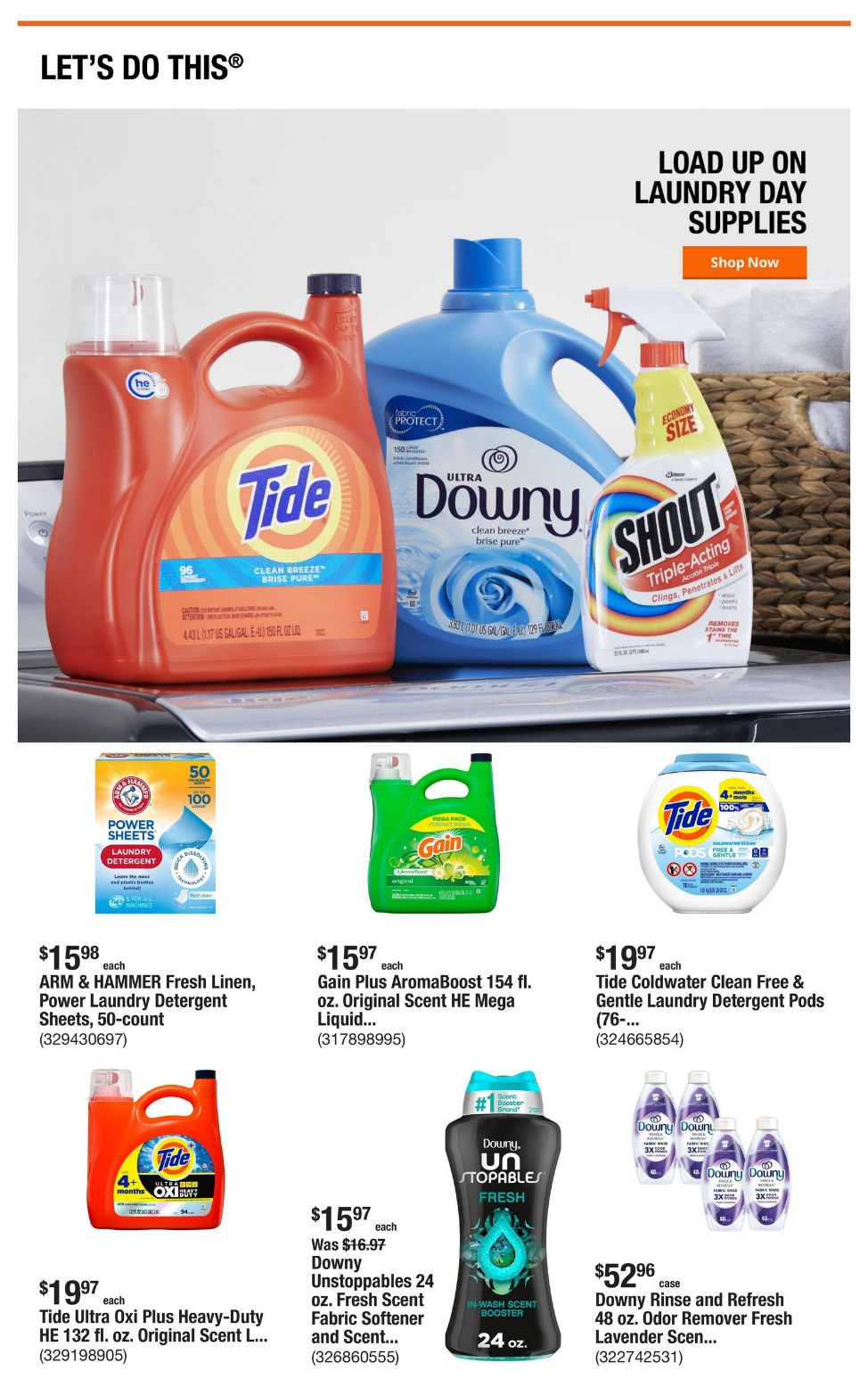 Weekly ad Home Depot 01/23/2025 - 01/30/2025