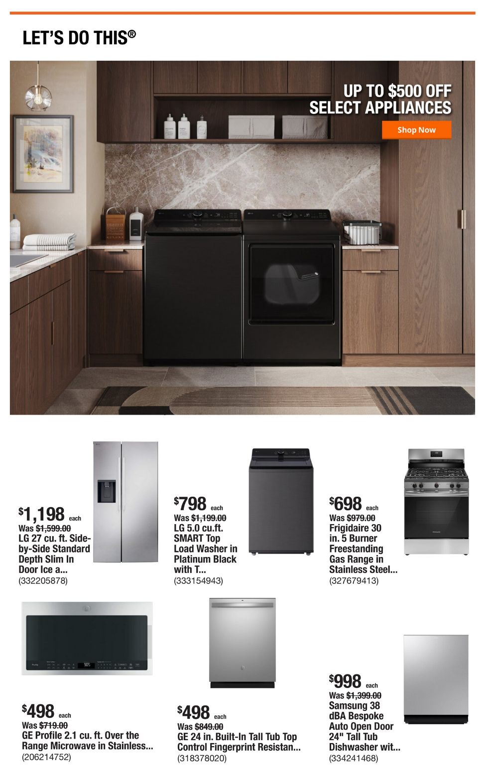 Weekly ad Home Depot 07/17/2025 - 07/24/2025