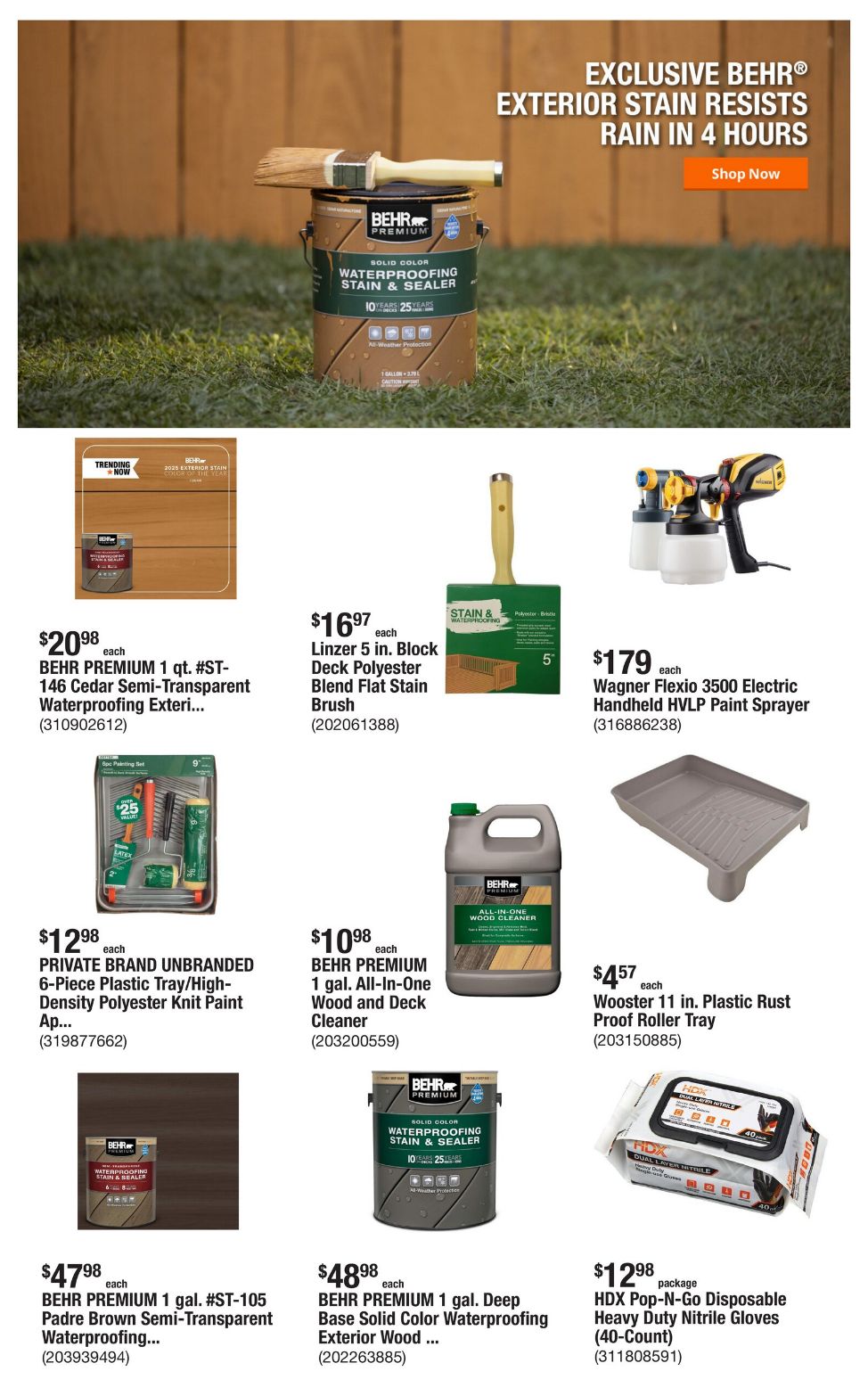 Weekly ad Home Depot 07/17/2025 - 07/24/2025