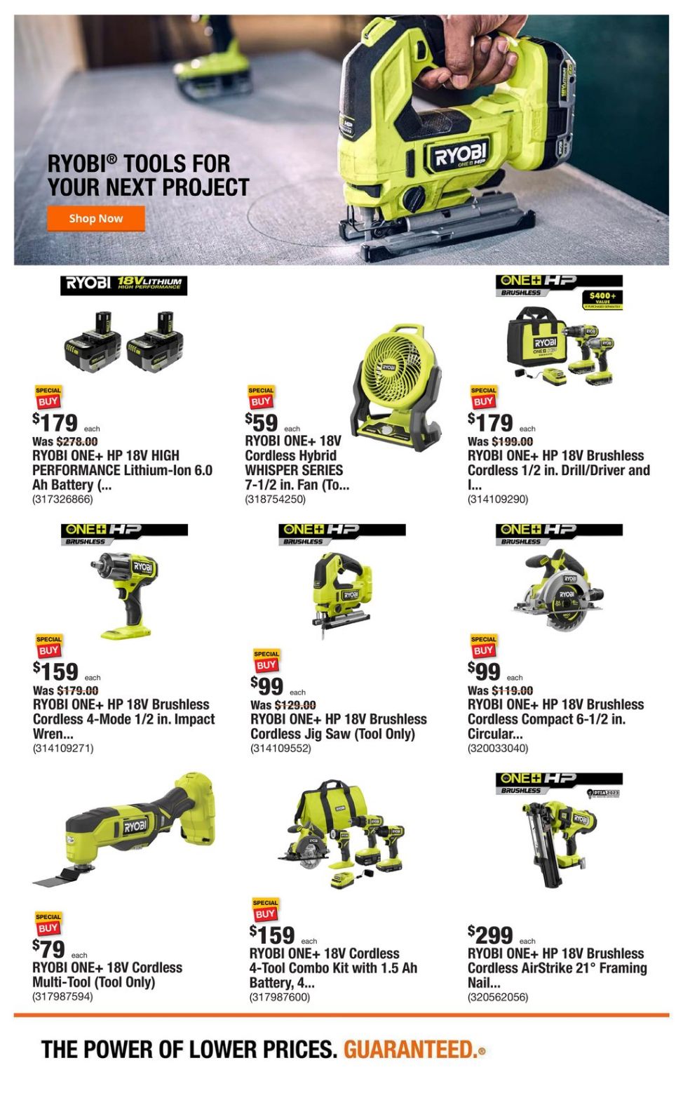 Weekly ad Home Depot 03/11/2024 - 03/20/2024