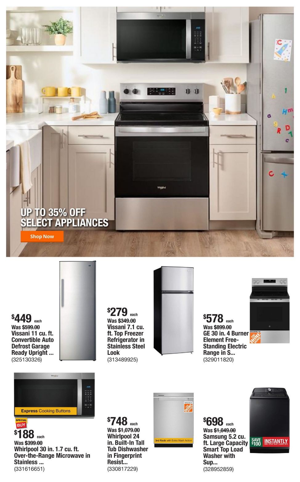 Weekly ad Home Depot 12/05/2024 - 12/12/2024