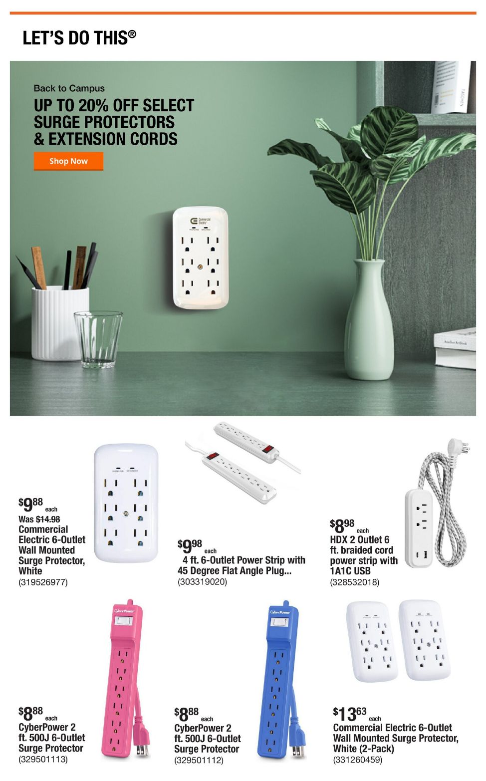 Weekly ad Home Depot 08/14/2025 - 08/21/2025