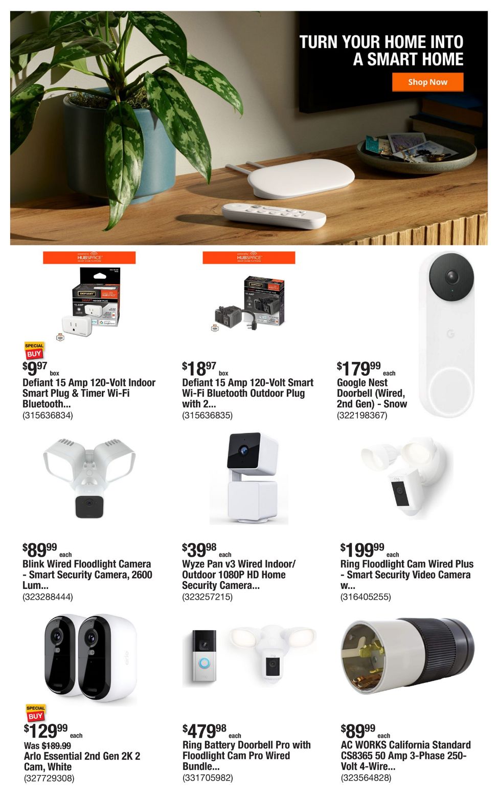 Weekly ad Home Depot 09/26/2024 - 10/03/2024