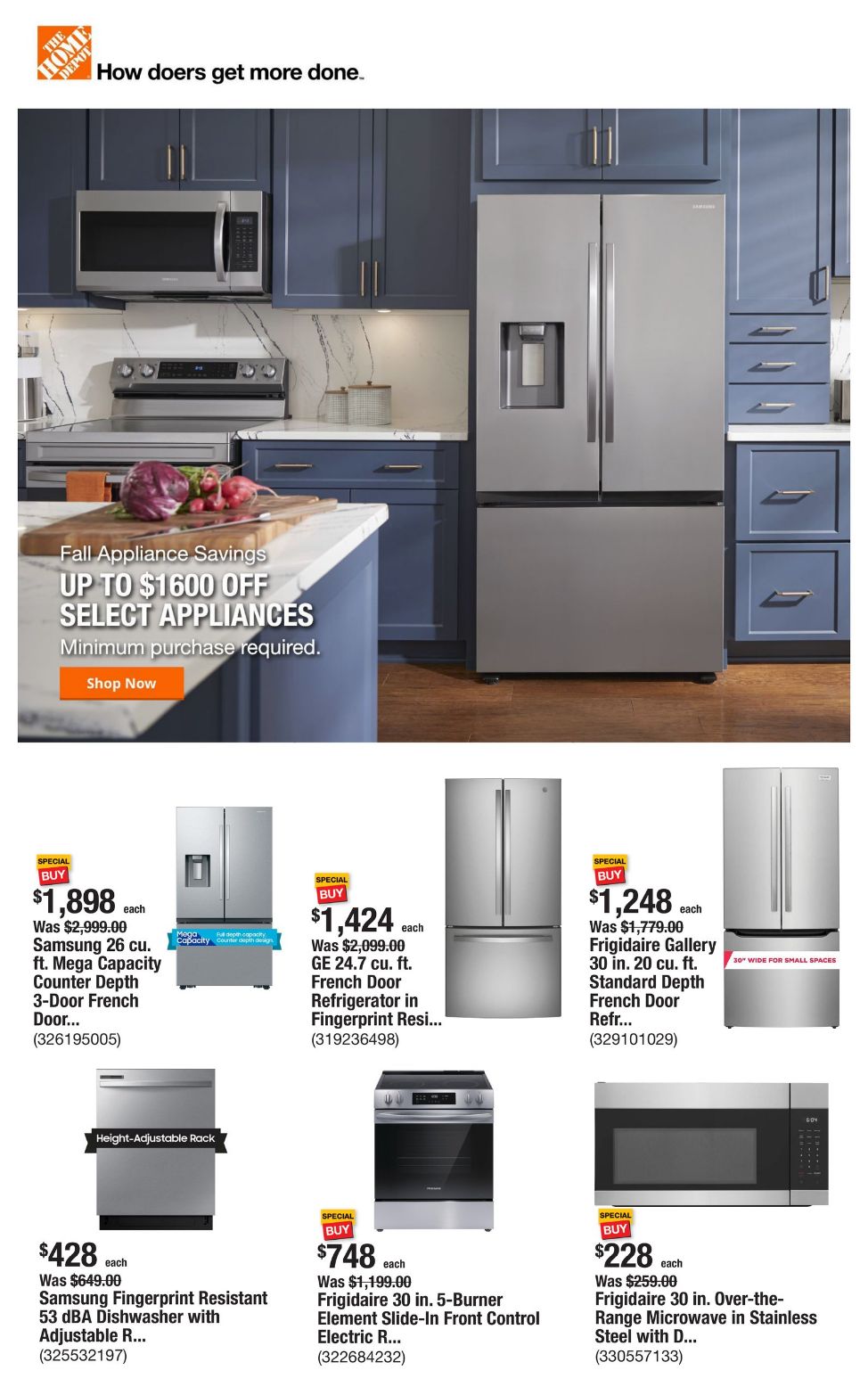 Weekly ad Home Depot 09/26/2024 - 10/03/2024