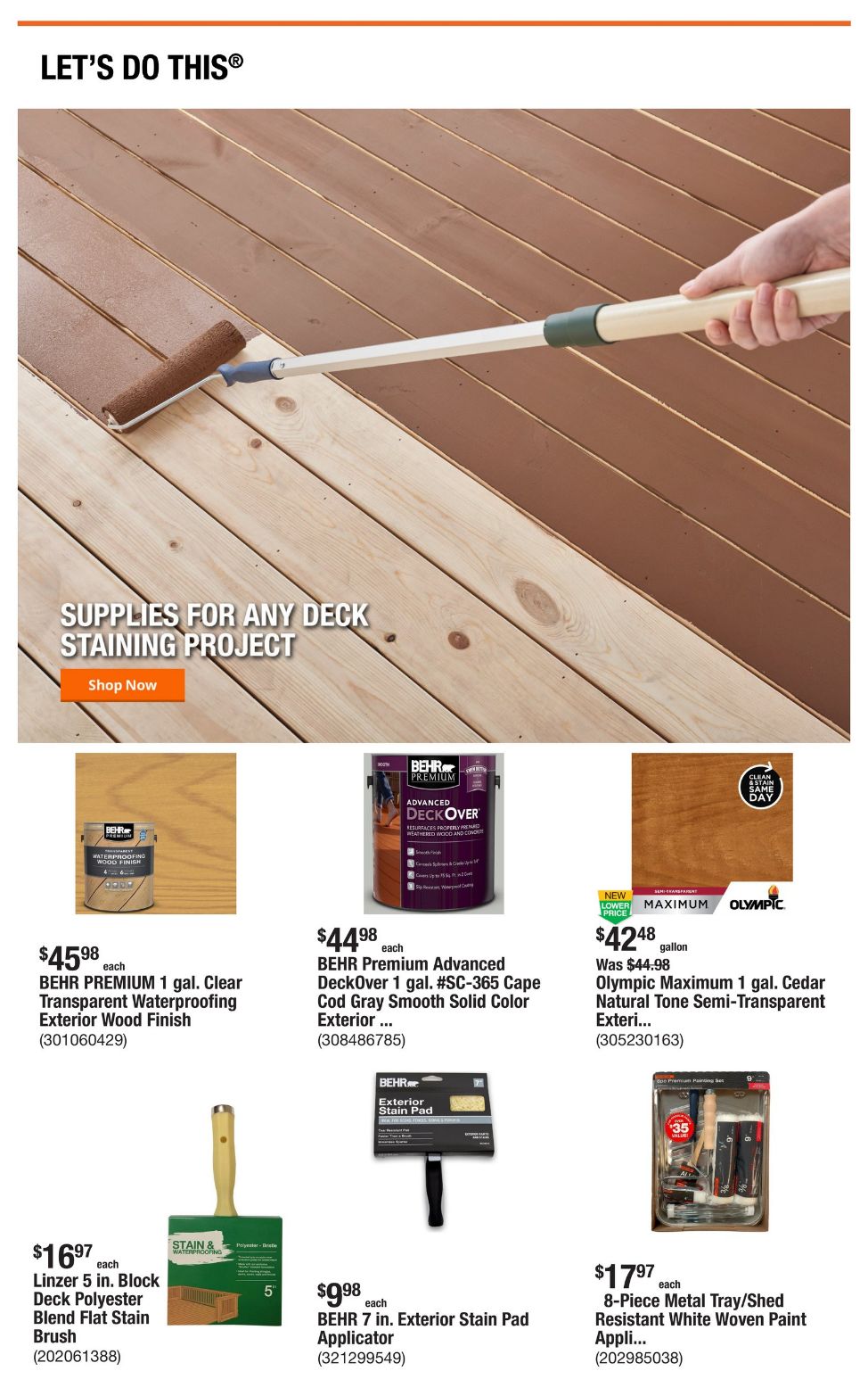 Weekly ad Home Depot 08/08/2024 - 08/15/2024