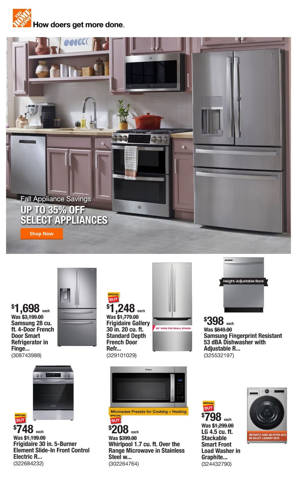 Weekly ad Home Depot 10/10/2024 - 10/17/2024