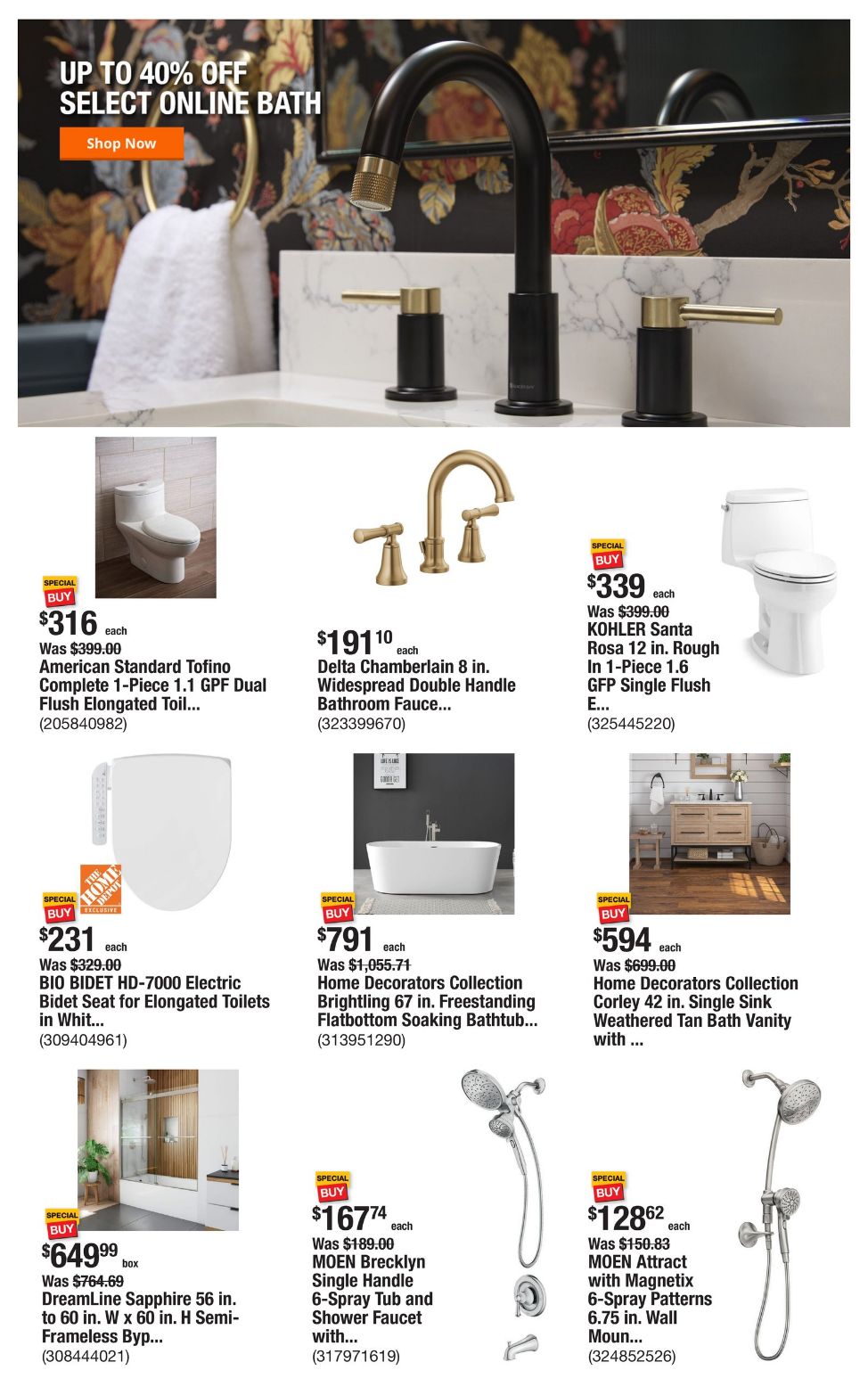 Weekly ad Home Depot 10/10/2024 - 10/17/2024