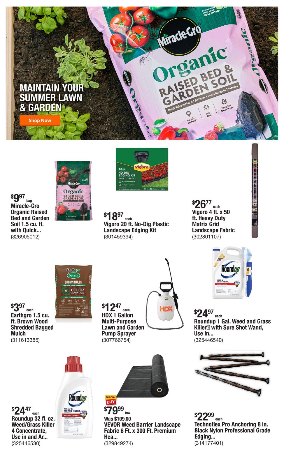 Weekly ad Home Depot 08/14/2025 - 08/21/2025