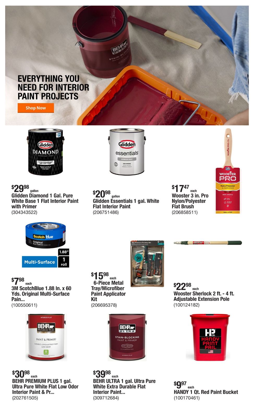 Weekly ad Home Depot 01/16/2025 - 01/23/2025