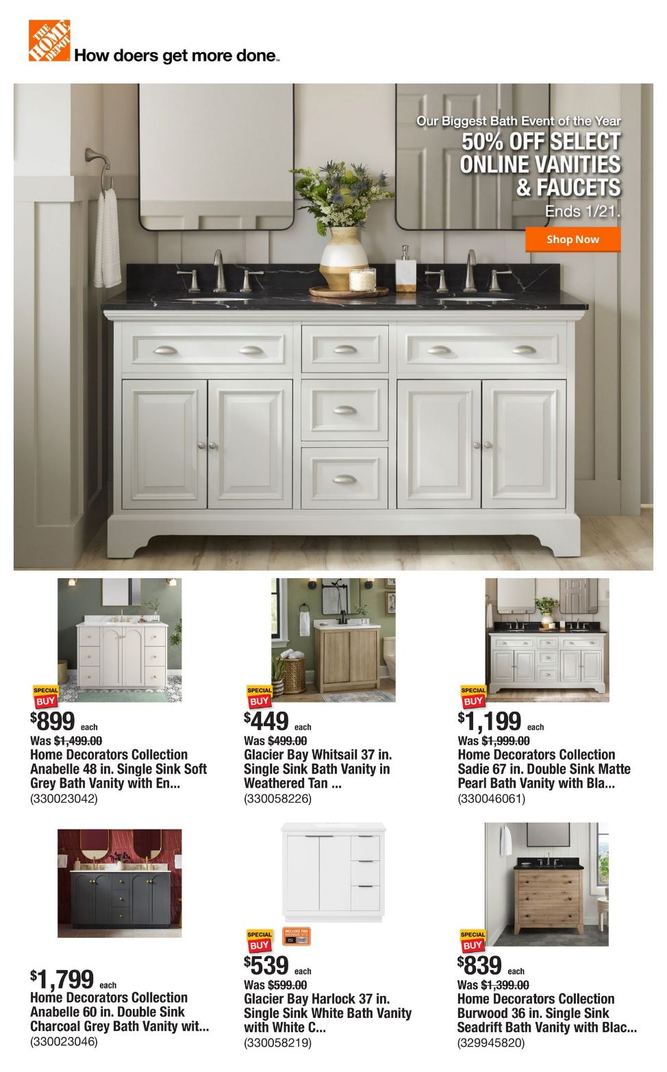 Weekly ad Home Depot 01/16/2025 - 01/23/2025