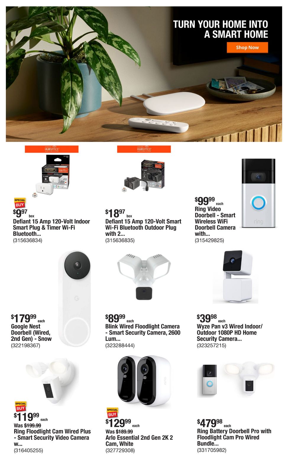 Weekly ad Home Depot 09/26/2024 - 10/03/2024