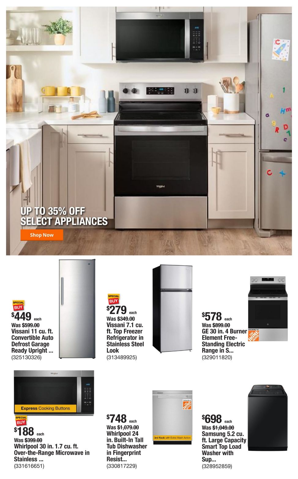 Weekly ad Home Depot 12/05/2024 - 12/12/2024