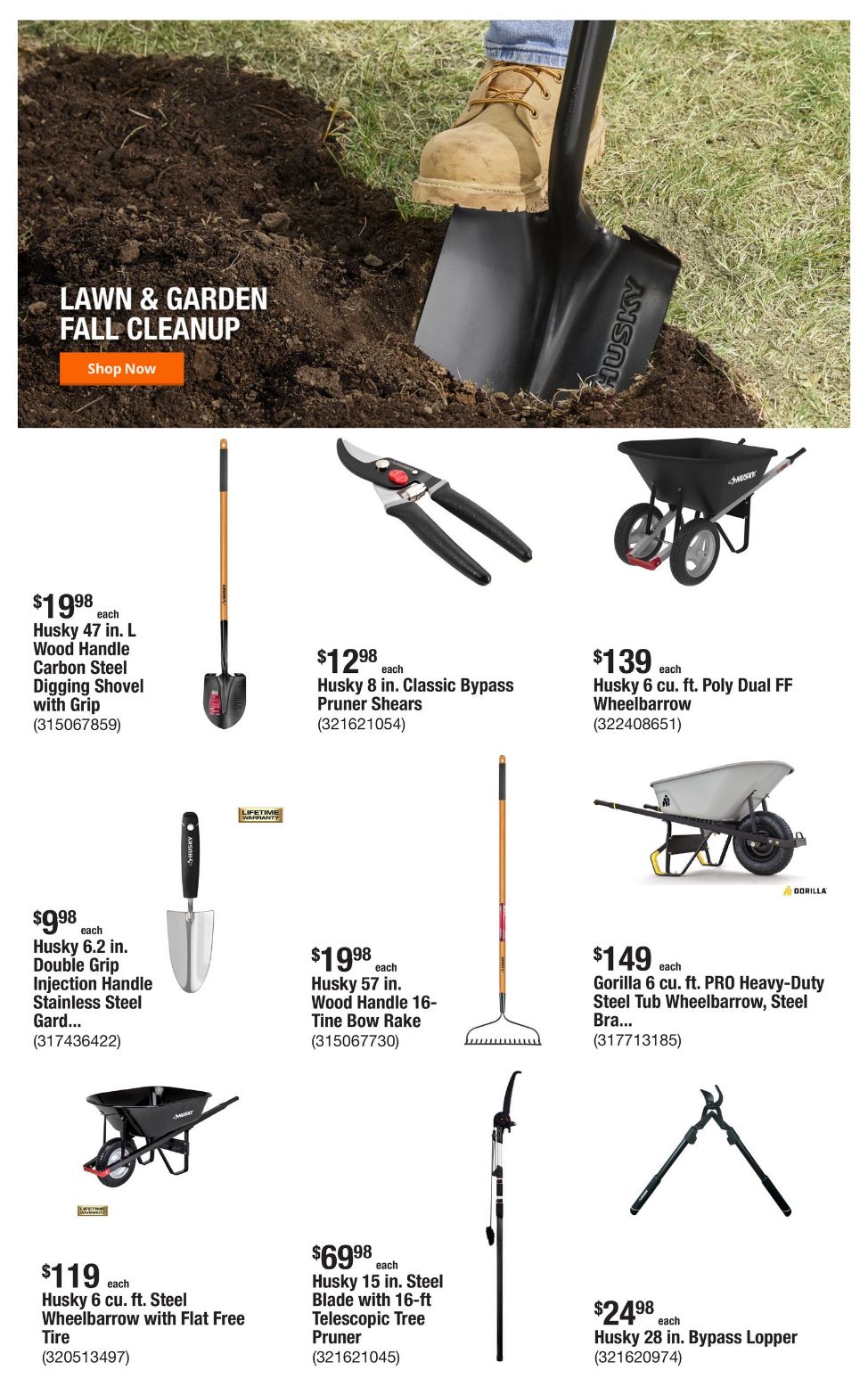 Weekly ad Home Depot 10/03/2024 - 10/10/2024