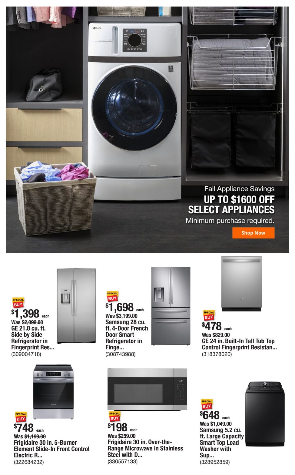 Weekly ad Home Depot 10/03/2024 - 10/10/2024