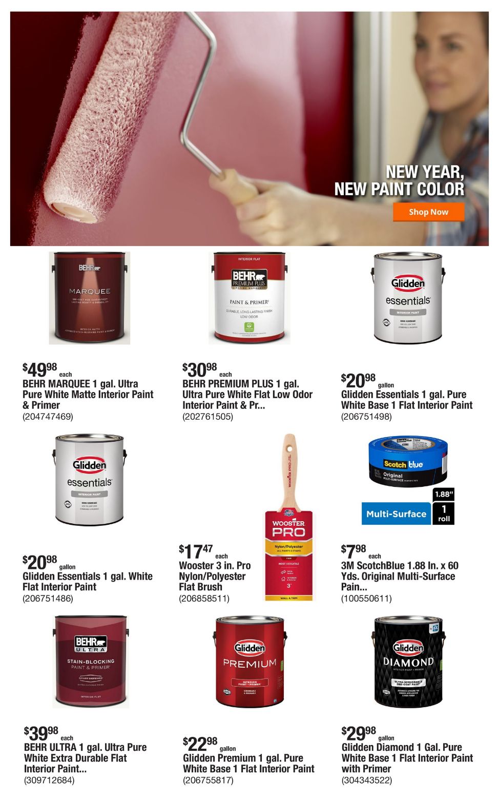 Weekly ad Home Depot 01/09/2025 - 01/16/2025