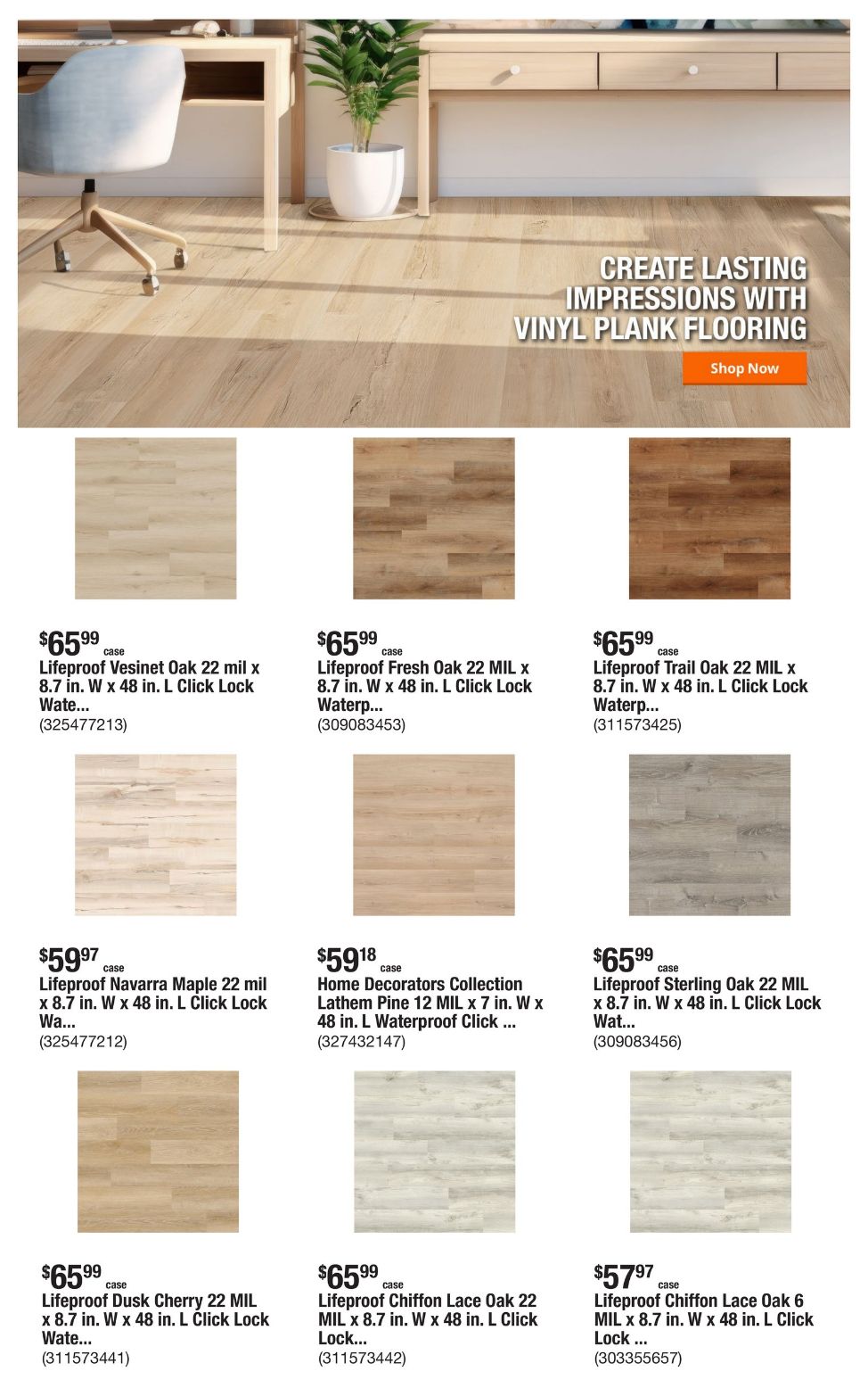 Weekly ad Home Depot 01/09/2025 - 01/16/2025