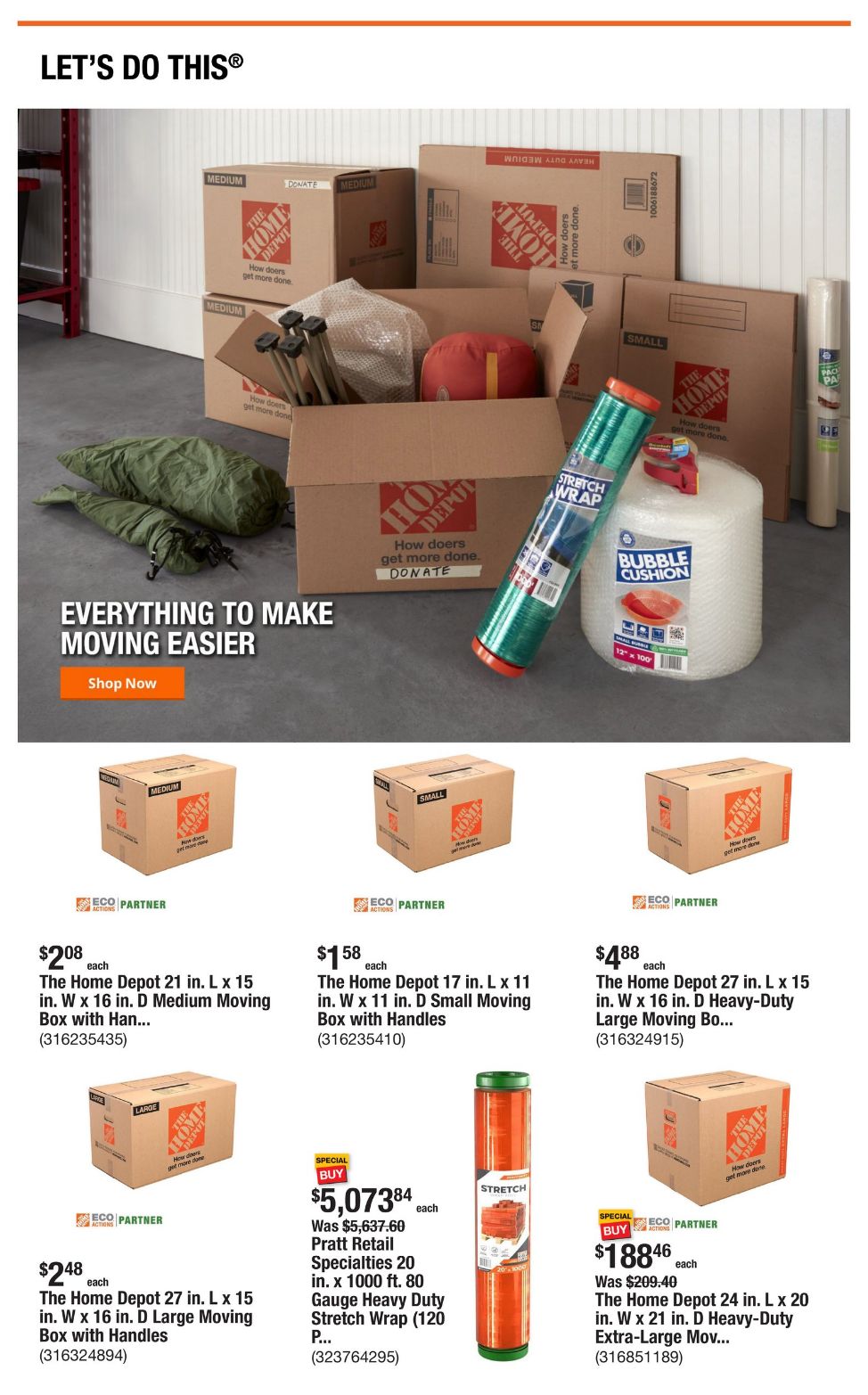 Weekly ad Home Depot 01/09/2025 - 01/16/2025