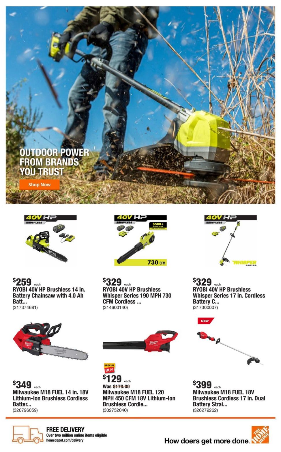 Weekly ad Home Depot 02/29/2024 - 03/25/2024