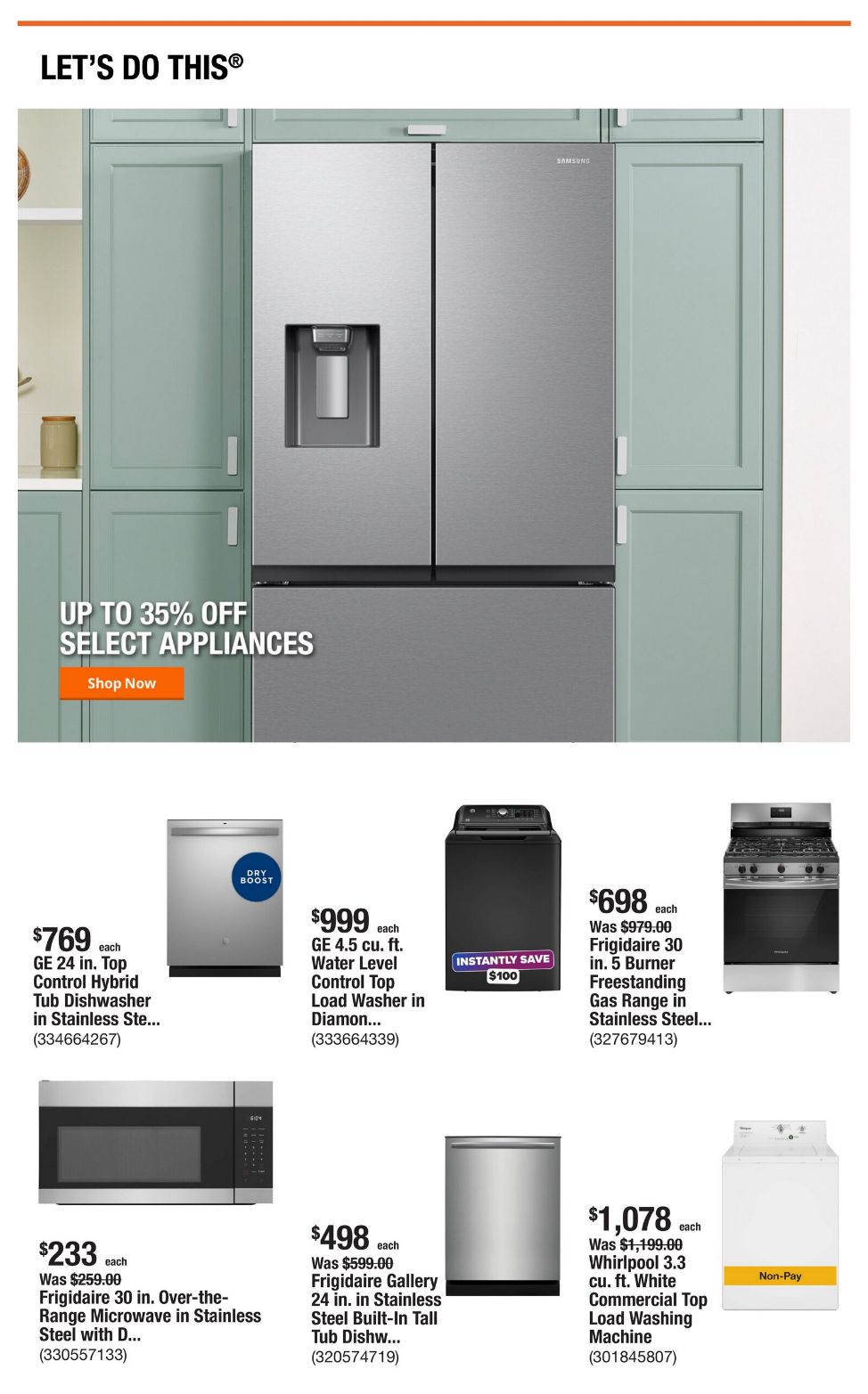Weekly ad Home Depot 07/31/2025 - 08/07/2025