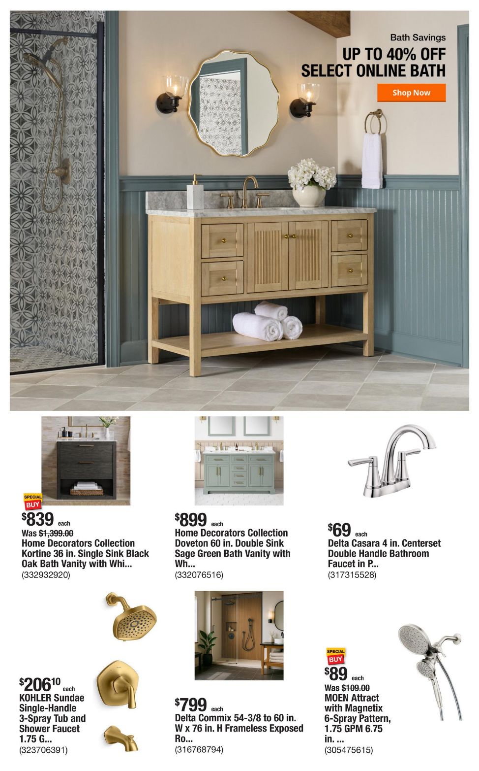 Weekly ad Home Depot 09/18/2025 - 09/25/2025