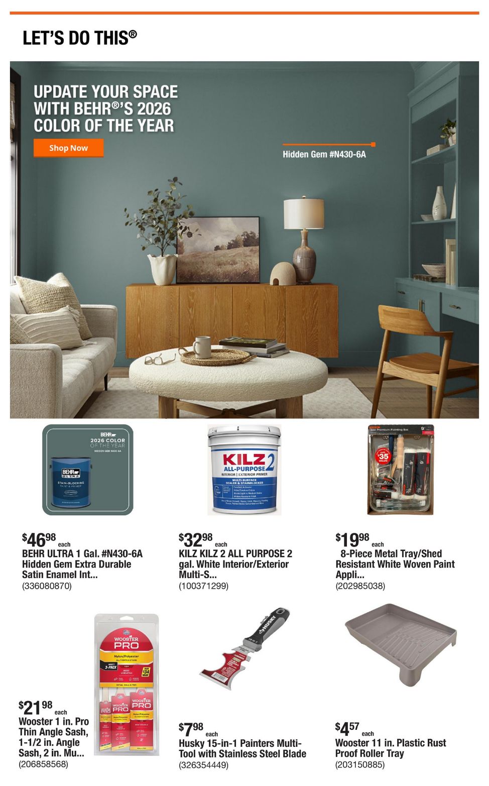 Weekly ad Home Depot 09/18/2025 - 09/25/2025
