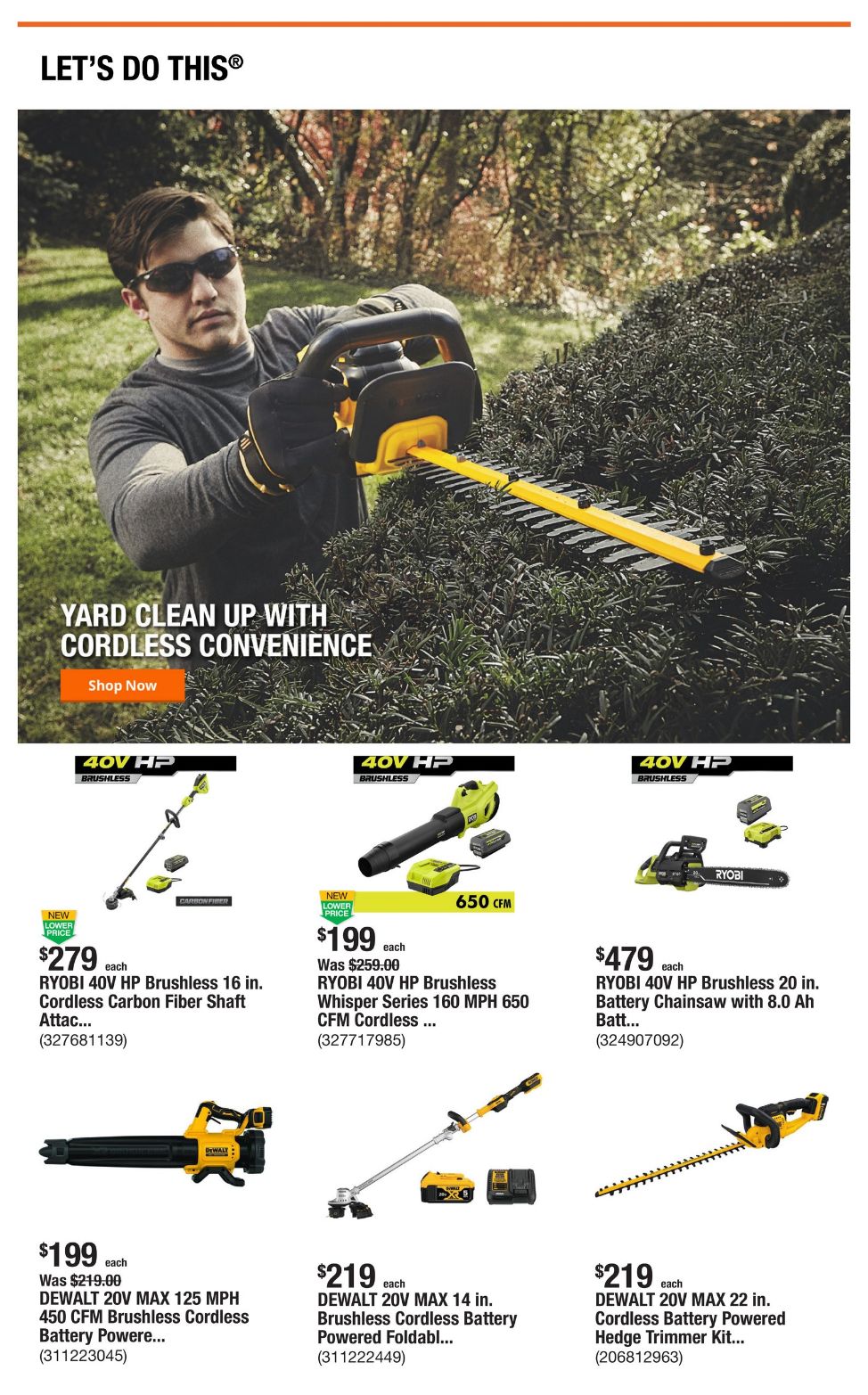 Weekly ad Home Depot 08/08/2024 - 08/15/2024