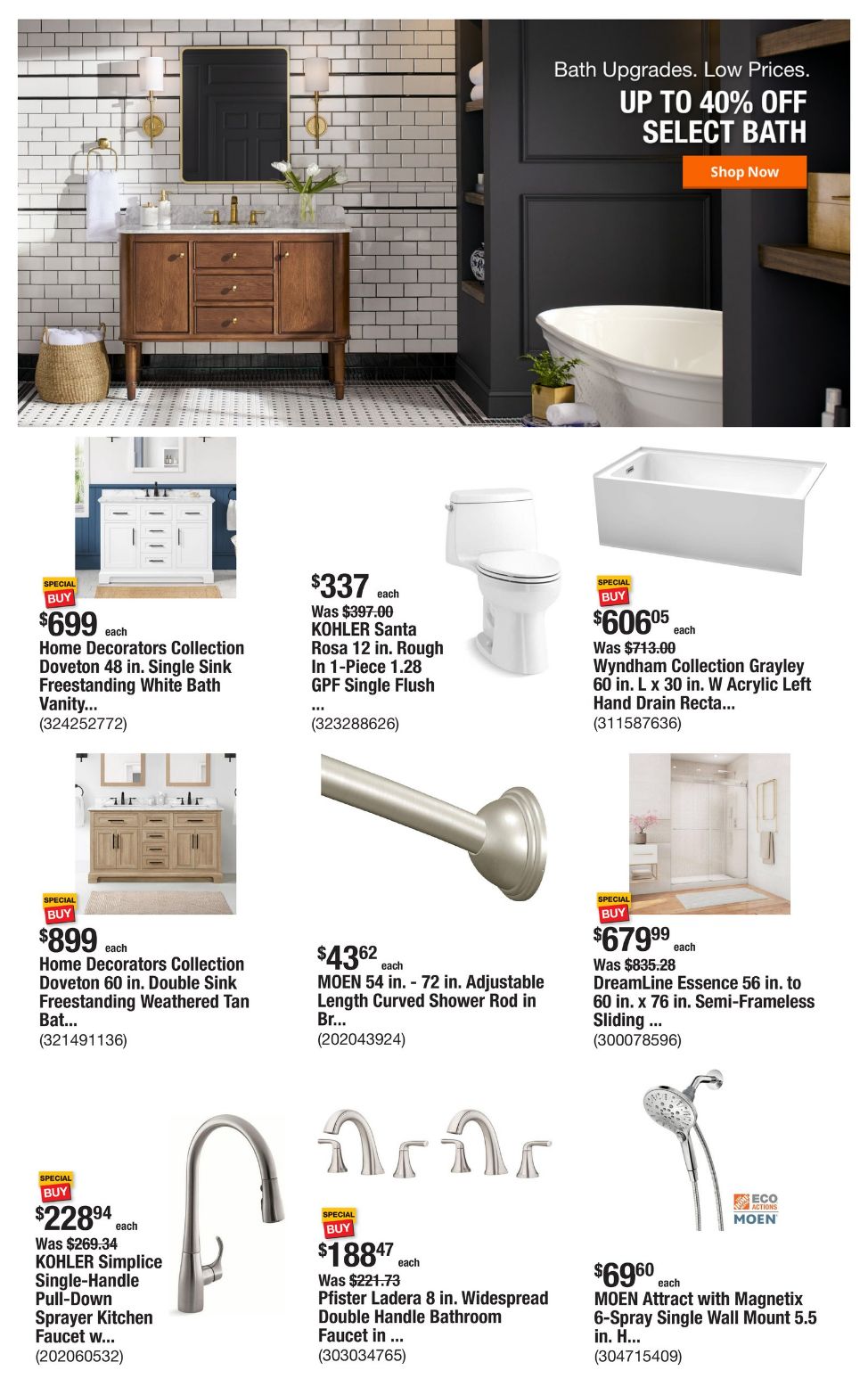 Weekly ad Home Depot 08/08/2024 - 08/15/2024