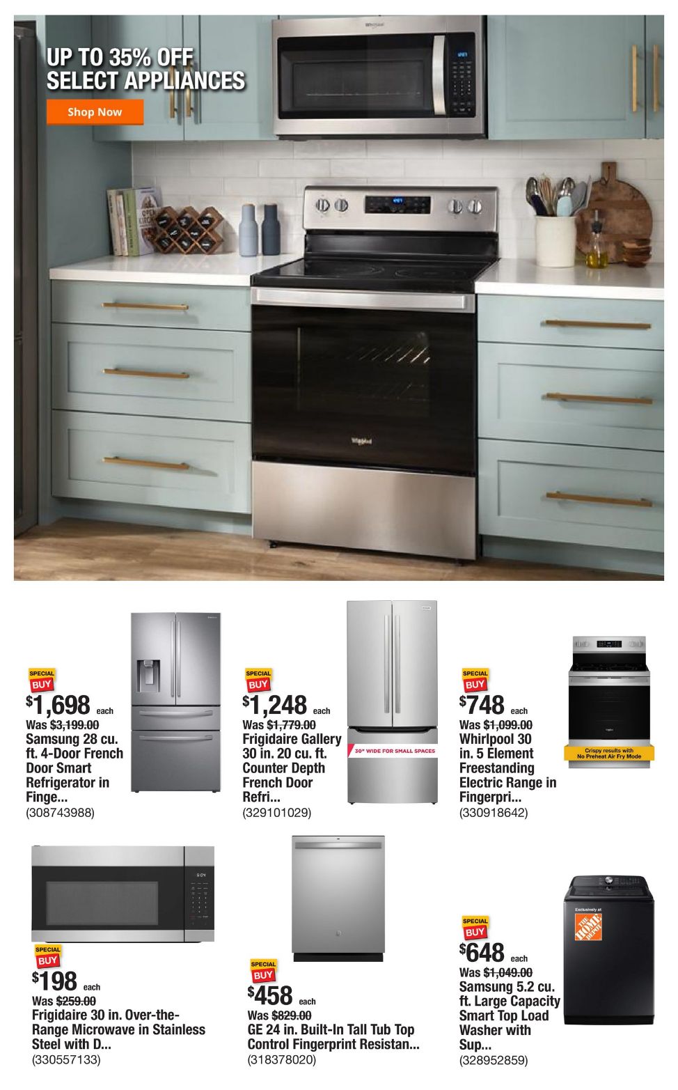 Weekly ad Home Depot 10/31/2024 - 11/13/2024