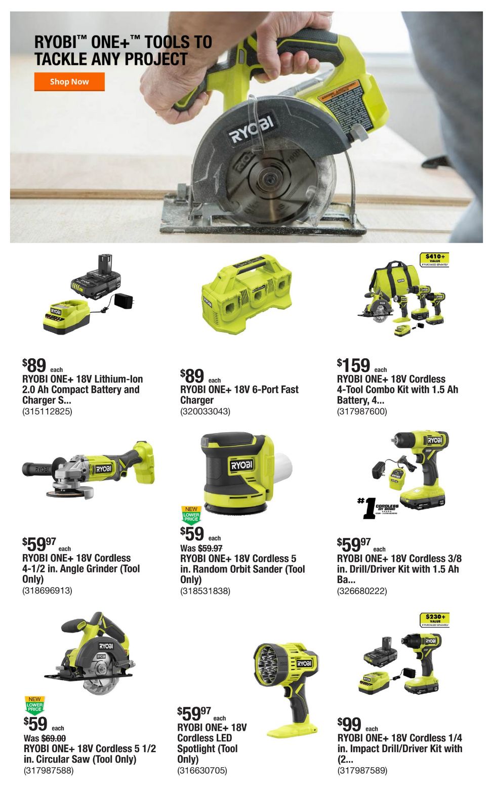 Weekly ad Home Depot 09/05/2024 - 09/12/2024