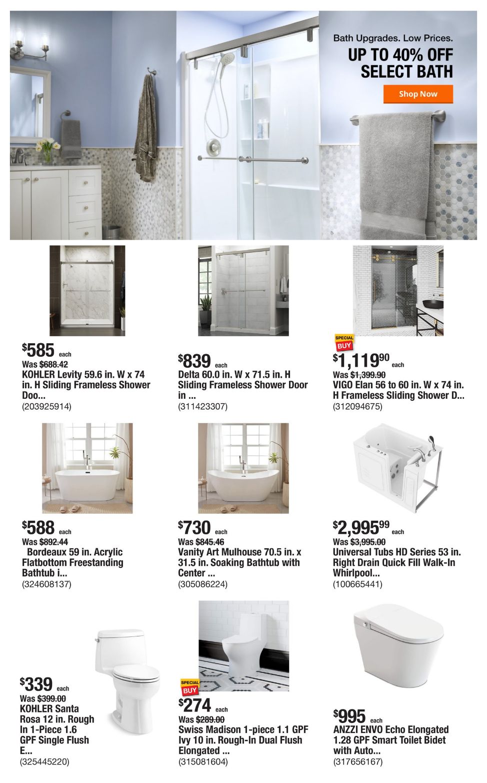 Weekly ad Home Depot 09/05/2024 - 09/12/2024