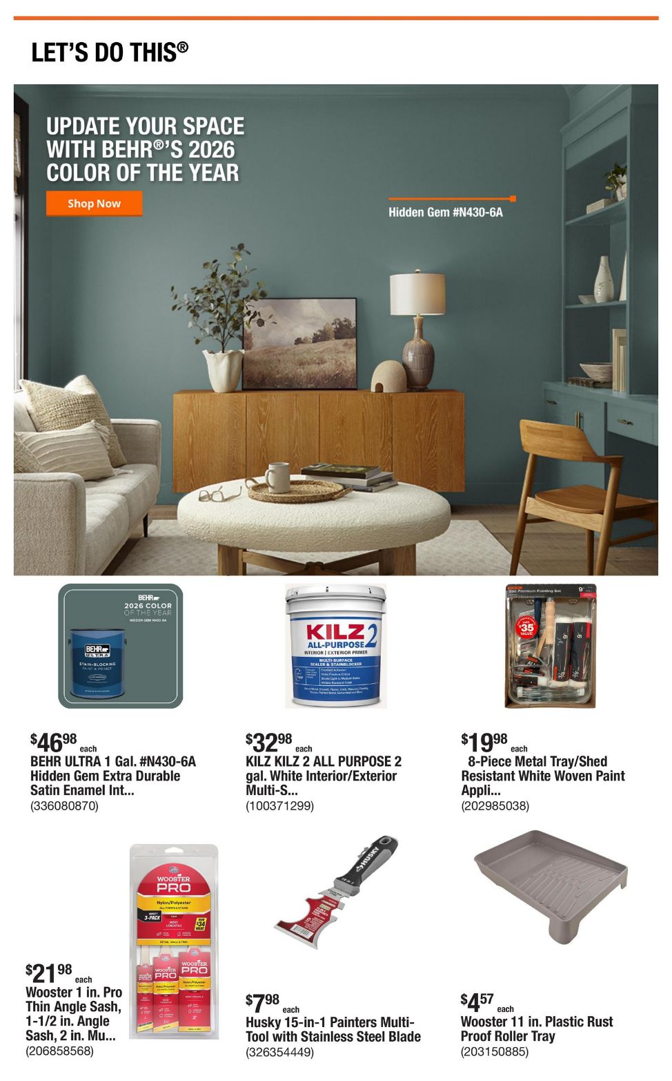Weekly ad Home Depot 09/18/2025 - 09/25/2025