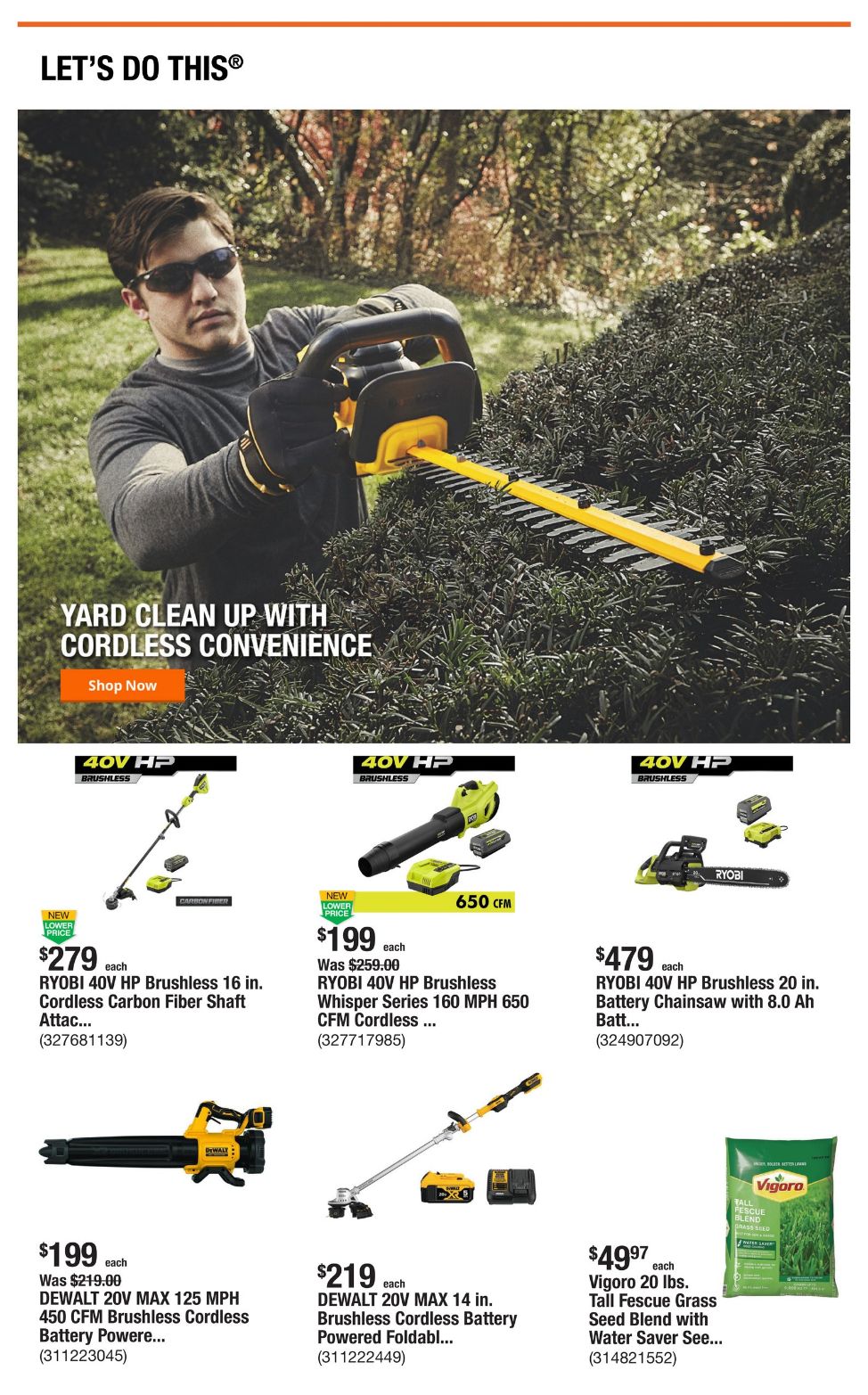 Weekly ad Home Depot 08/08/2024 - 08/15/2024