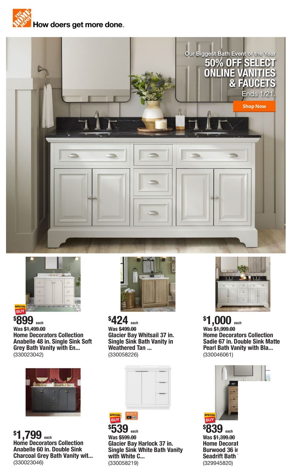 Weekly ad Home Depot 01/16/2025 - 01/23/2025