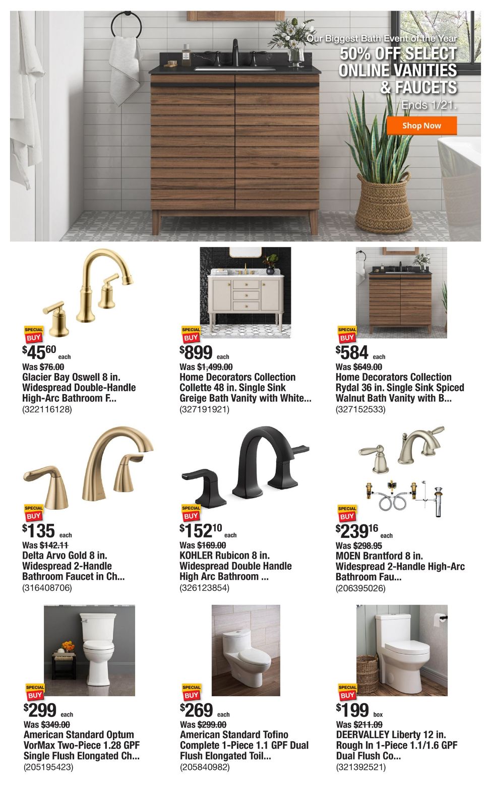 Weekly ad Home Depot 01/16/2025 - 01/23/2025