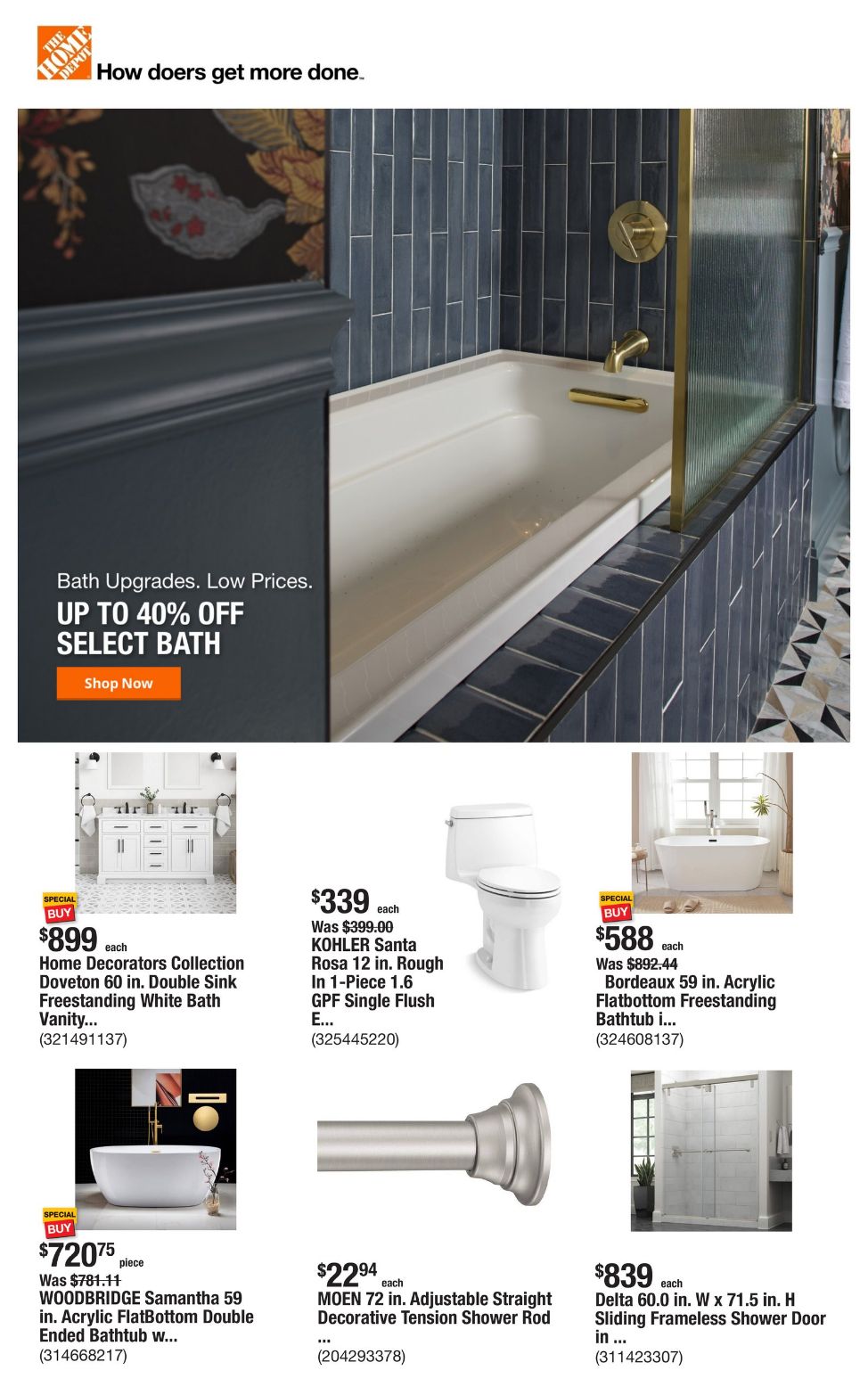 Weekly ad Home Depot 08/01/2024 - 08/08/2024