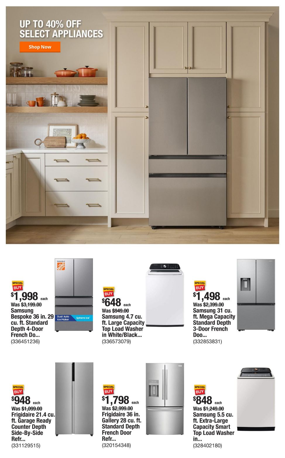 Weekly ad Home Depot 10/09/2025 - 10/16/2025