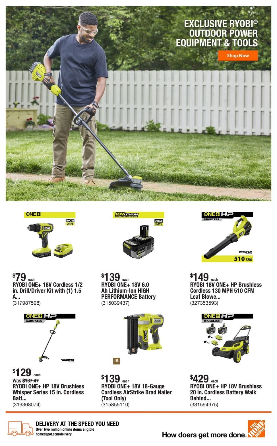 Weekly ad Home Depot 07/31/2025 - 08/07/2025