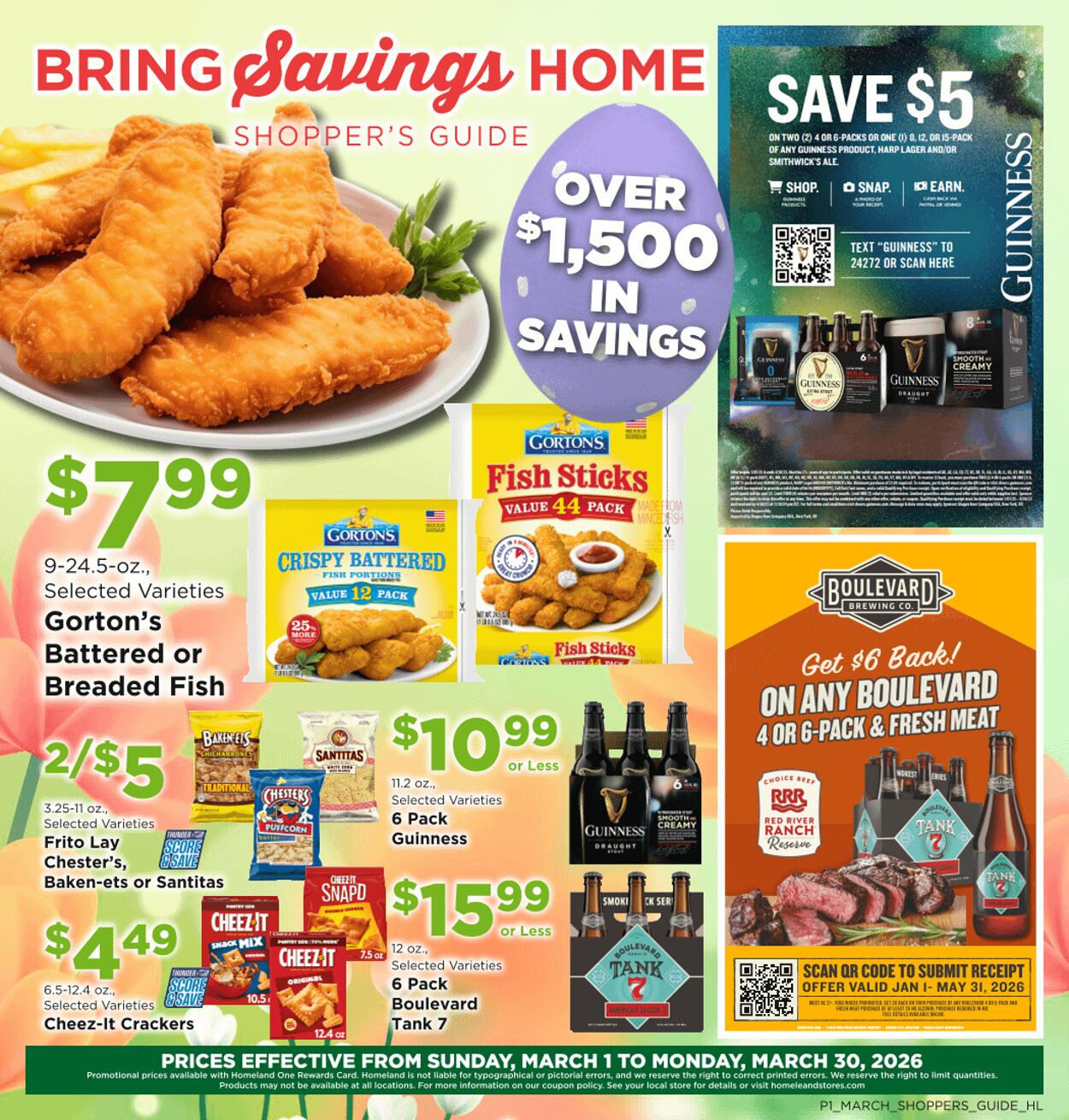 Weekly ad Homeland 03/01/2026 - 03/31/2026