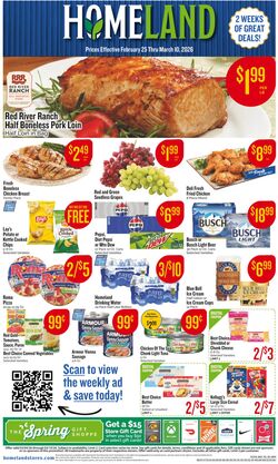 Weekly ad Homeland 03/04/2026 - 03/10/2026