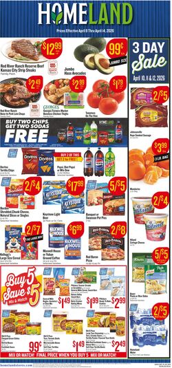 Weekly ad Homeland 04/08/2026 - 04/14/2026