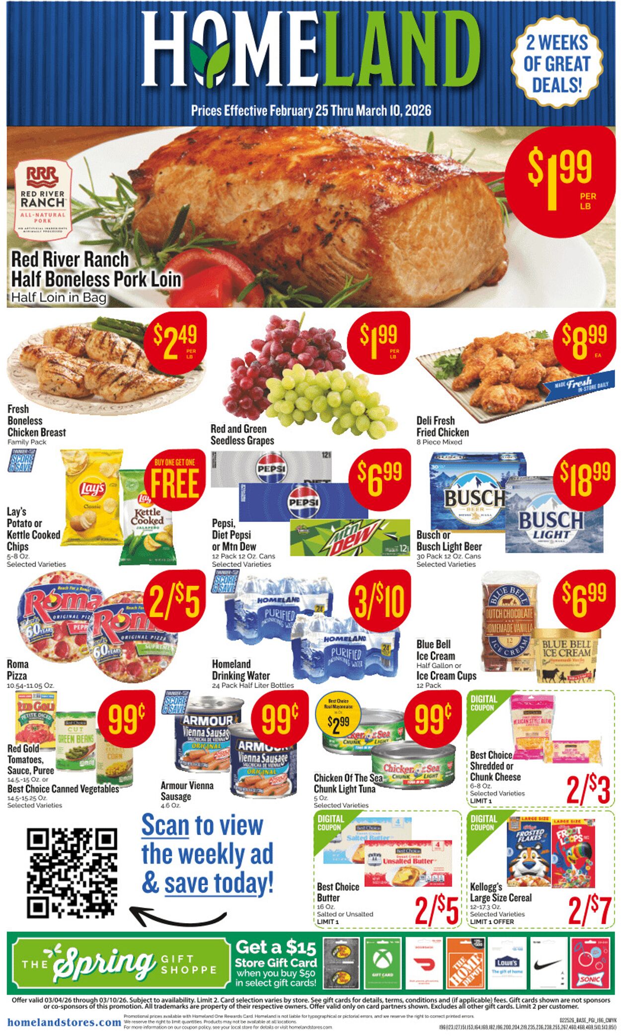 Weekly ad Homeland 02/25/2026 - 03/03/2026