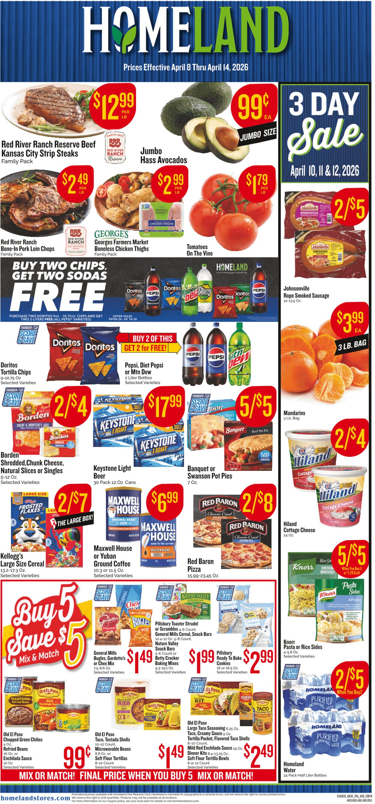 Weekly ad Homeland 04/08/2026 - 04/14/2026